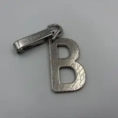 ベルルッティ カリグラフィ Bロゴ チャーム キーホルダー シルバー ベルルッティ カリグラフィ Bロゴ チャーム キーホルダー シルバー