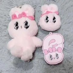 エスターバニー ぬいぐるみ マスコット キー ホルダー ピンバッジ ピンク