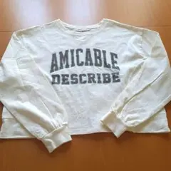 レピピアルマリオ 長袖Tシャツ M 短丈 ショート丈