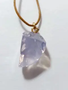 agete（アガット） K18 アメシスト・ダイヤモンド ネックレス チャーム