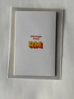 BTS Butter メッセージカード ナムジュン　RM