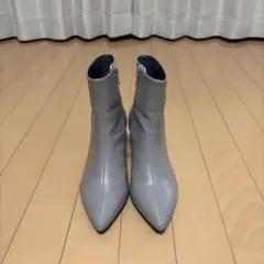 Arpege story ハイヒールショートブーツ　 グレージュ　22cm