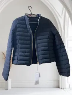 新品ブルーレーベルクレストブリッジ ダウンコート レディース 36 ブラック