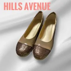 HILLS AVENUE ベージュ ツートン パンプス