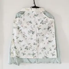 エプロン 苺 花柄 グリーン　レース フェミニン ガーリー ロリータ カントリー