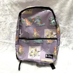 ポケモン バックパック 紫色 プラチナムザッカリュック　カントー地方