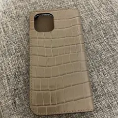 ボナベンチュラ　iPhone 12 mini クロコダイル風手帳型ケース