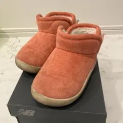 キッズ　ブーツ　ムートン風　ピンク