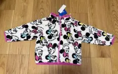 【新品未使用】ディズニー ミニー フリースジャケット 100cm