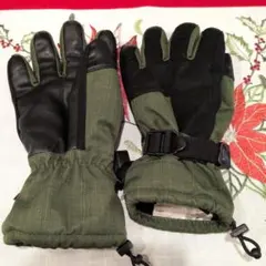 ALPINE スキーグローブ 子供用 160cm オリーブグリーン