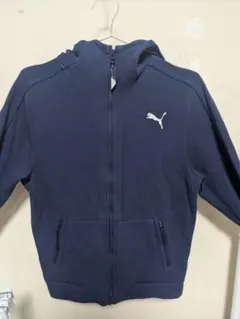 PUMA ネイビー フルジップ パーカー