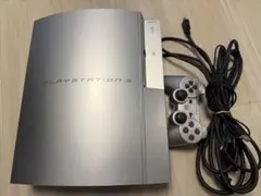PlayStation 3 本体 シルバー コントローラー付き　ジャンク