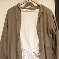 デニム ロングワンピース