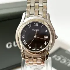 早い者勝ち！美品 グッチ 腕時計 5500XL 可動 - メルカリ