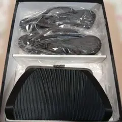 ブラックフォーマルバッグ 　ブラック草履