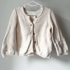 H&M クリーム色 カーディガン 70cm 女の子　長袖