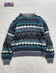 マルチカラーニット