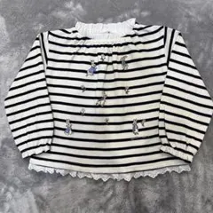 【プティマイン】美品petit main長袖カットソー ピーターラビット♪100