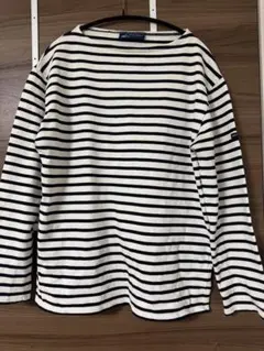 SAINT JAMES ストライプ七分カットソー