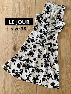 ★【使用数回の美品】LE JOUR ルジュール レーススカート★ S-LL】歩くたび揺れる姿が美しい とろみチュールスカート