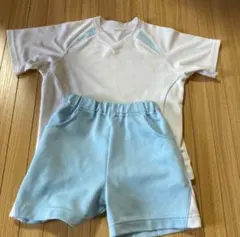 ジャクエツ　体操服 上下セット 120サイズ　水色