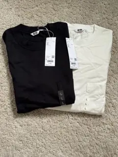 UNIQLO U クルーネットtシャツ 長袖 ポケット付き