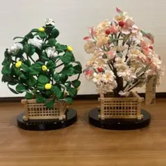 雛人形用 桜橘 2点セット インテリア 飾り物 神棚のサムネイル