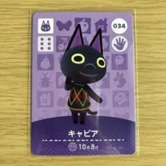 amiiboカード　キャビア　あつまれどうぶつの森