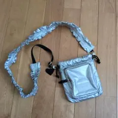 BAYFLOW シルバーショルダーバッグ