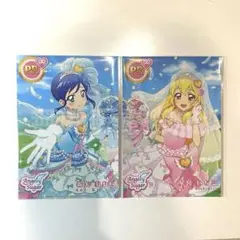 アイカツ！ フォトカツ ポストカード MF限定 星宮いちご 霧矢あおい