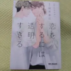 恋をするには透明すぎる