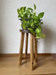木製スツール 丸椅子 花台 サイドテーブルのサムネイル