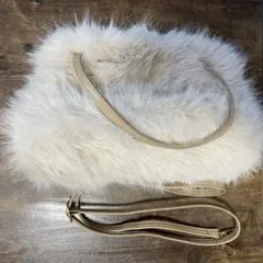 韓国　2way ファーバッグ