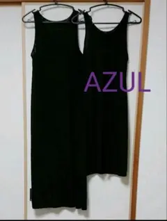 AZUL アズール 黒 ロングワンピース マキシ丈