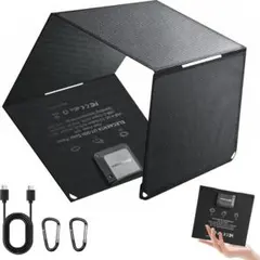 ELECAENTA 30W ソーラーパネル 折りたたみ式 PD18W - メルカリ