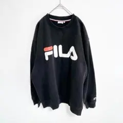 A465★FILA/トレーナー/ロゴプリント/長袖/ＬＬ