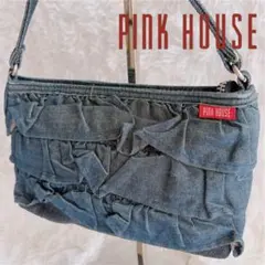 PINKHOUSE ピンクハウス デニムフリルワンショルダーバッグ Y2Kのサムネイル
