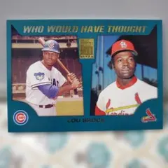 lou brock ルー ブロック 直筆サインカード 世界118枚限定 - メルカリ
