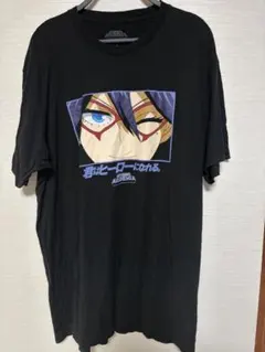 MY HERO ACADEMIA プリントTシャツ ブラック XL