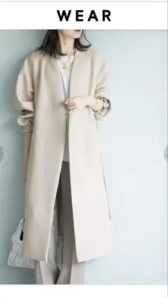 NOBLEのトリプルクロスパフスリーブコート