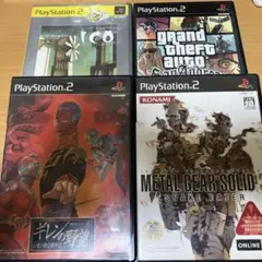 PS2 ゲームセット メタルギア・GTA・ICO
