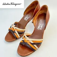 PRADA パテントレザー ヒールサンダル 35.5 赤 エナメル イタリア製