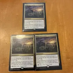 MTG　嵐削りの海岸　銀幕FOIL　DBL　3枚セット MTG 嵐削りの海岸 銀幕FOIL DBL 3枚セット - メルカリ