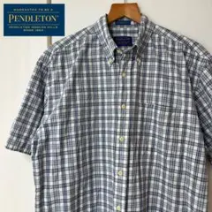 【PENDLETON】ペンドルトン　メンズ　コットン　チェックシャツ　Ｌ
