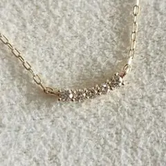 ダイヤモンド♡0.05【ジュエルクローゼット】K10 ネックレス♪アガット好きも