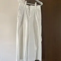 【美品】ユナイテッドアローズ　ガウチョパンツ　ホワイト　34サイズ