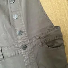 【期間限定価格】ダークグレー オーバーオール レディース