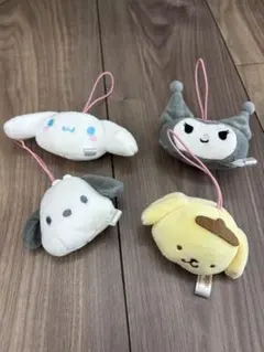 サンリオ ストラップ （ポチャッコ、クロミ、ポムポムプリン、シナモロール）