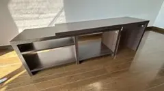 ダークブラウン テレビ台 シンプルデザイン