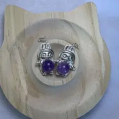 ブブアメジストパーツ２個セット
